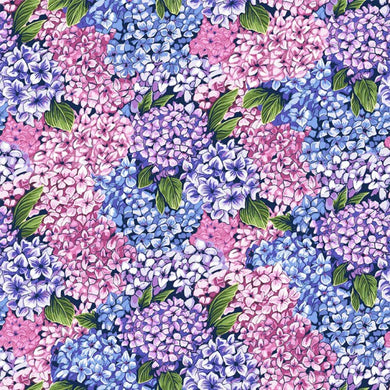 100% Cotton - Flower Marker - Hydrangea