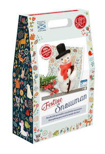 The Crafty Kit Company - Festive Snowman Needle Felting Kit