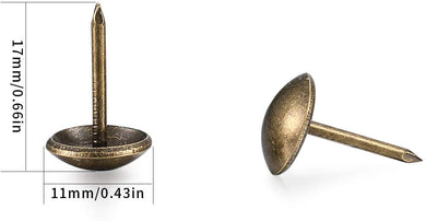 Antique Brass Upholstery Tacks