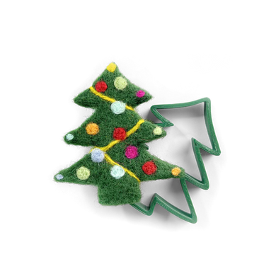 The Crafty Kit Company - Christmas Trees Needle Felting Kit