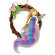 Load image into Gallery viewer, The Crafty Kit Company - Summer Fairy Wreath Needle Felting Kit