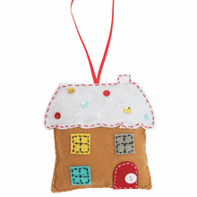 Load image into Gallery viewer, Christmas Gingerbread House Sewing Kit