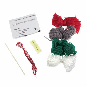 Christmas Bauble Garland Crochet Kit