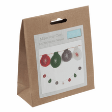 Load image into Gallery viewer, Christmas Bauble Garland Crochet Kit