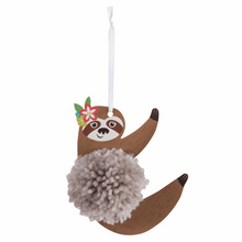 Load image into Gallery viewer, Sloth Pom Pom Decoration Kit
