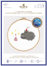 Load image into Gallery viewer, DMC Cross Stitch Kit - Birthday! Hippo