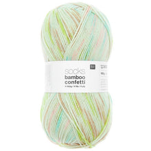 Load image into Gallery viewer, Rico Socks Bamboo Confetti 4 ply - 6 Colours
