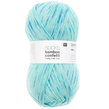 Load image into Gallery viewer, Rico Socks Bamboo Confetti 4 ply - 6 Colours
