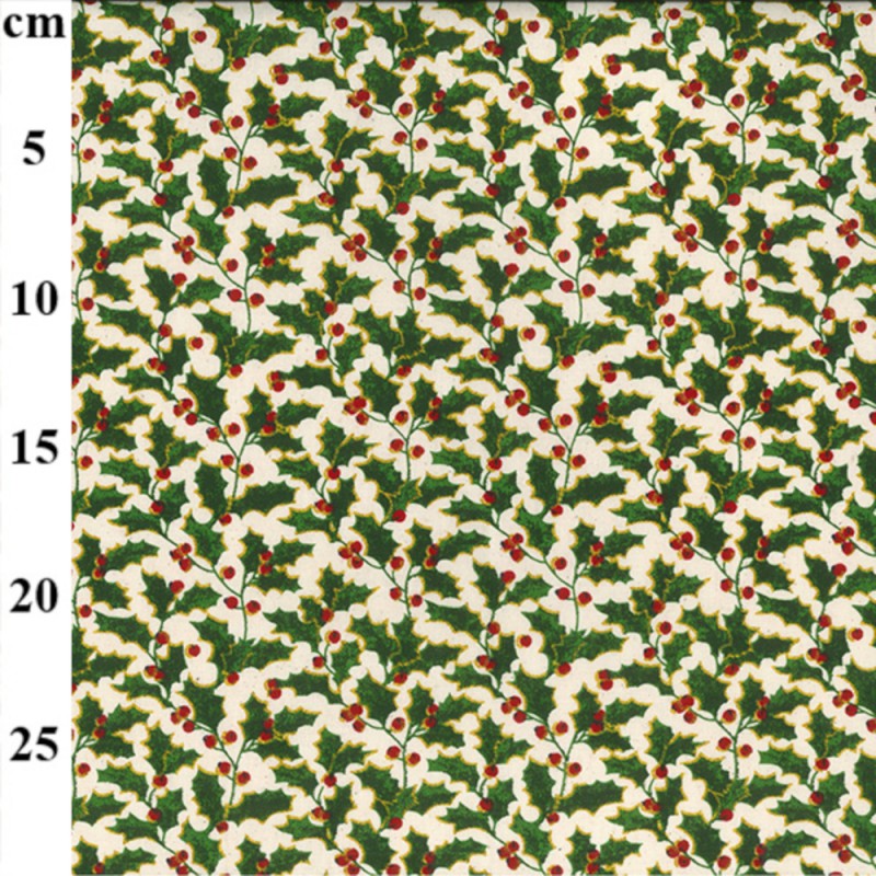 Christmas Holly - 100% Cotton
