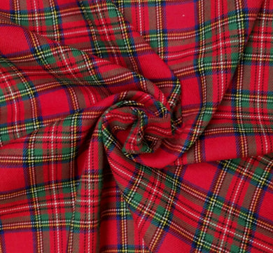 Brushed 100% Cotton - Royal Stewart