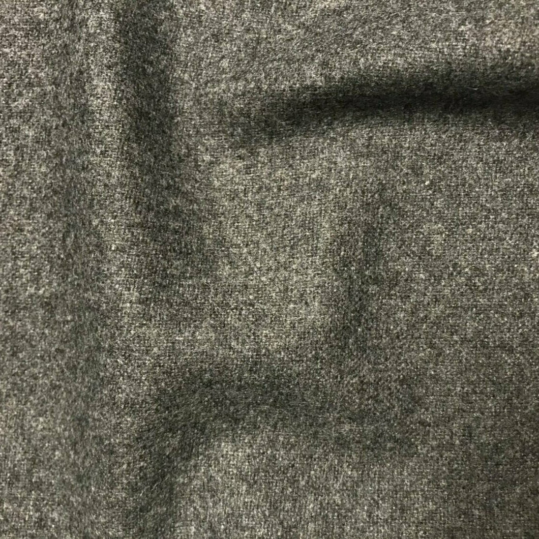 Wool Mix Flannel - Charcoal