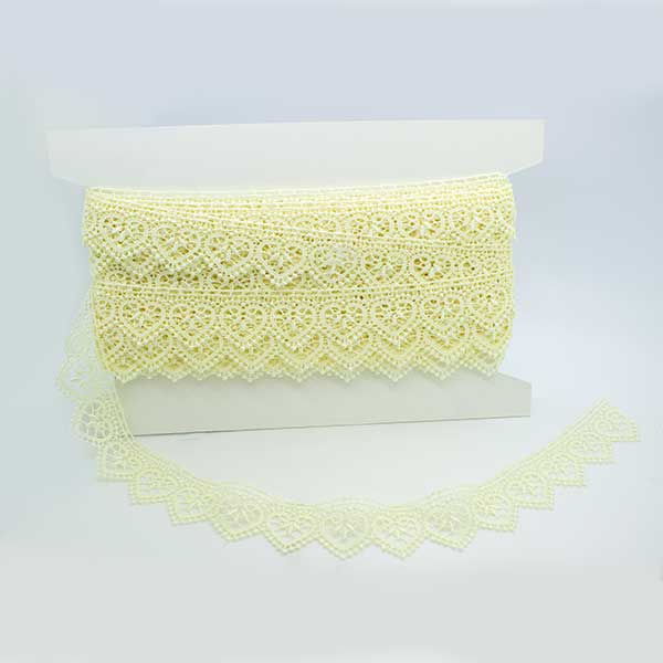 Heart Shaped Guipure - Cream