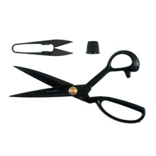 Load image into Gallery viewer, Milward Tailors Shears, Clips &amp; Thimble Set - Black