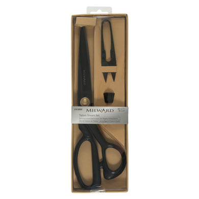 Milward Tailors Shears, Clips & Thimble Set - Black