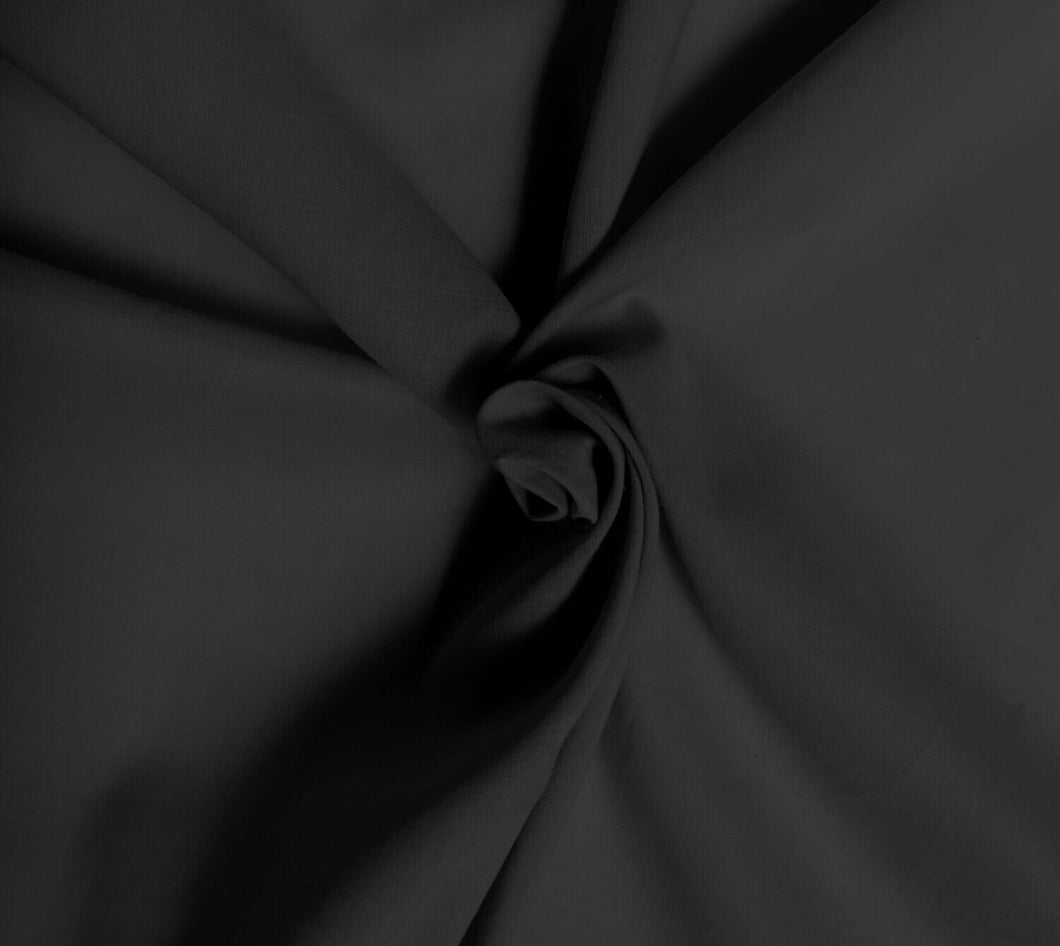 100% Cotton Lawn - Black