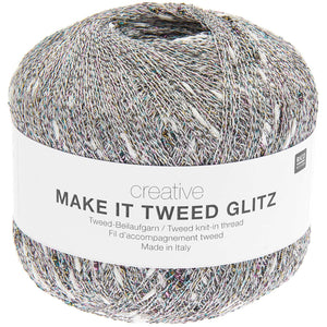 Rico Make it Tweed Glitz - Ecru