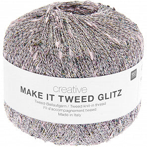 Rico Make it Tweed Glitz - Pink