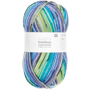 Rico Bamboo Rainbow 4 ply Sock Wool