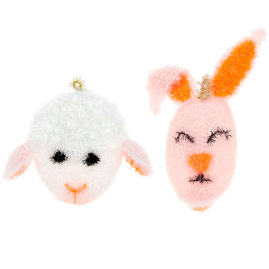 Rico Bubble Crochet Kit - Bunny & Lamb