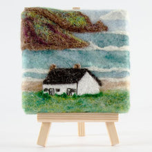 Load image into Gallery viewer, The Crafty Kit Company - Painting with Wool - Seashore Bothy - Needle Felting Kit