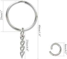 Load image into Gallery viewer, Key Ring Chain - Flat - 1&quot;/25mm