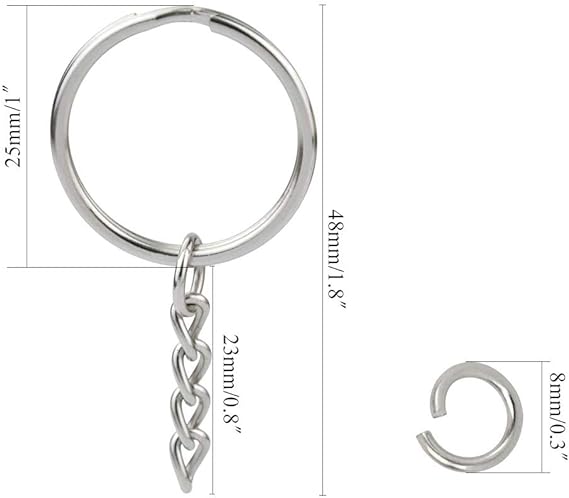 Key Ring Chain - Flat - 1