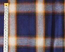 Load image into Gallery viewer, Brushed Polyotton - Jacquard Check - Royal Blue