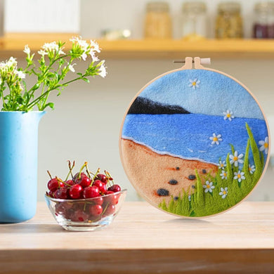 Needle Felting Frame Kit - Seaside Beach