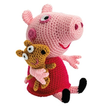 Load image into Gallery viewer, Peppa Pig Crochet Book &amp; Kit: Peppa (and Teddy too!)