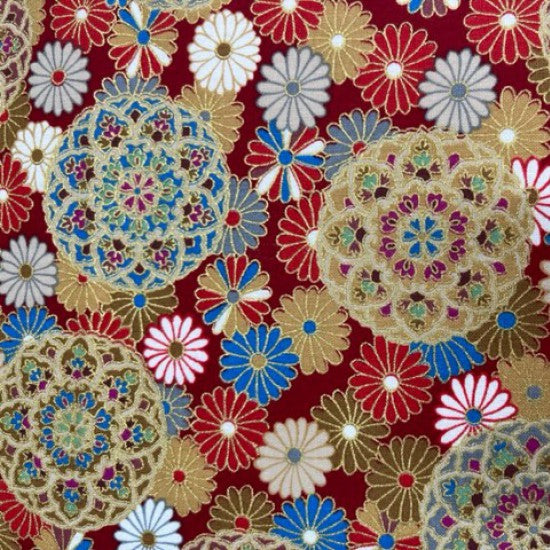 100% Cotton - Suda - Red