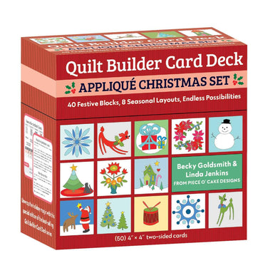 Quilt Builder Card Deck - Applique Christmas Set