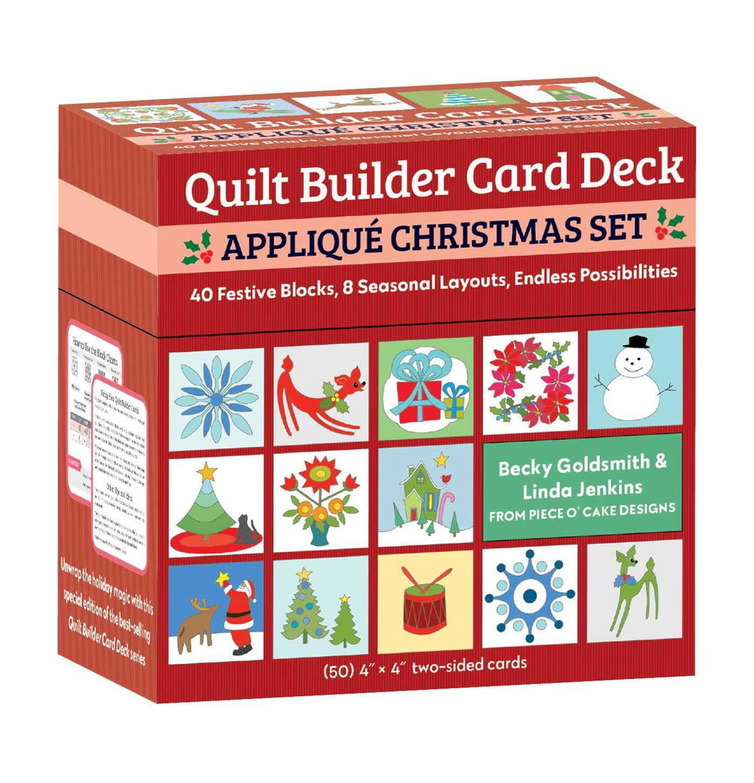 Quilt Builder Card Deck - Applique Christmas Set