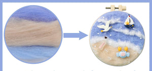 Needle Felting Frame Kit - Seaside