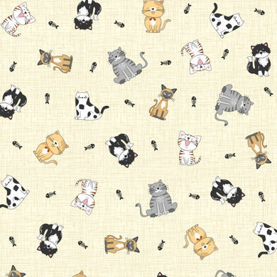 Canines & Felines - Cats - 100% Cotton