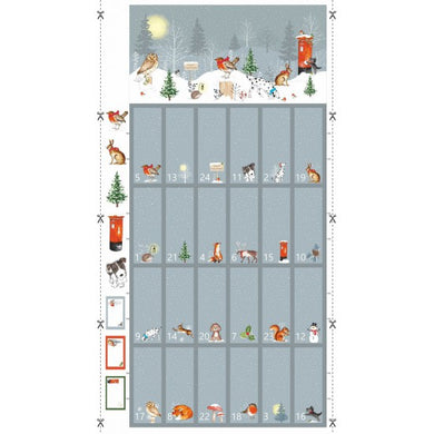 Winter Moon Advent Calendar - 100% Cotton