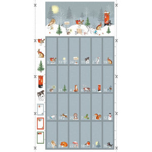 Winter Moon Advent Calendar - 100% Cotton