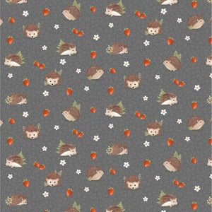 100% Cotton - Forest Wonder - Hedgehogs - 100% Cotton