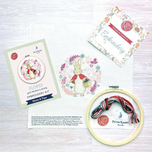 Load image into Gallery viewer, The Crafty Kit Company - Embroidery Kit - Flopsy Goes Blackberry Picking