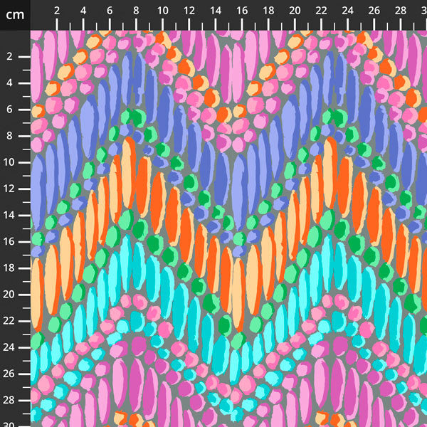 Kaffe Fassett Collective - Beaded Curtain - Pink -100% Cotton