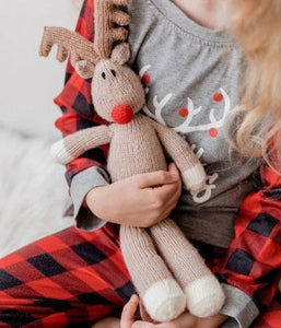 Knitted Reindeer - Christmas