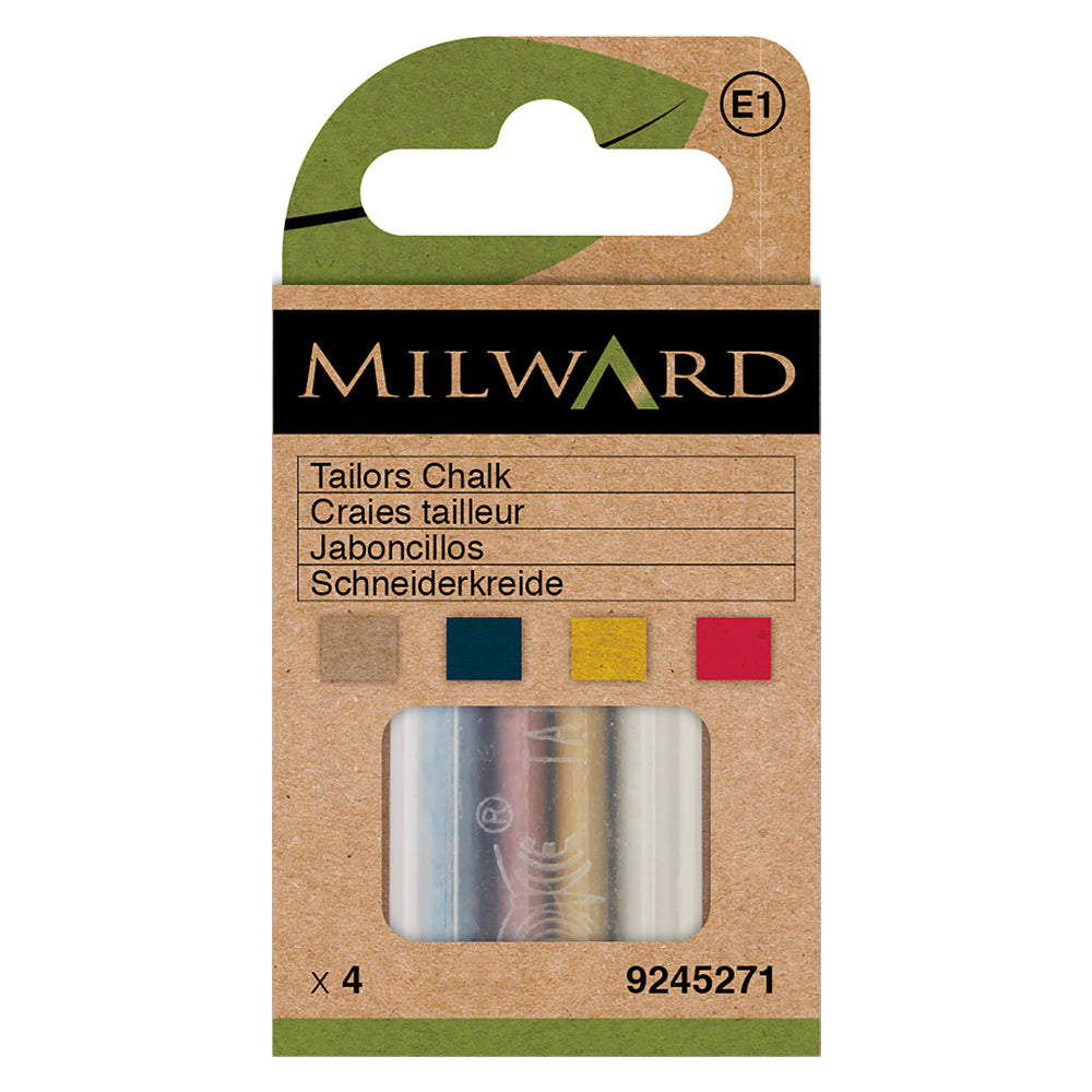 Chalk in a plastic case - Set of 4