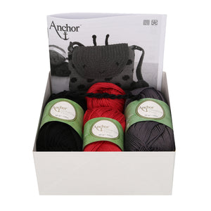 Anchor Crochet Kit - Ladybug Bag