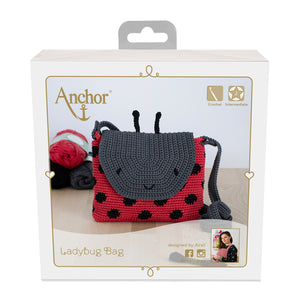 Anchor Crochet Kit - Ladybug Bag