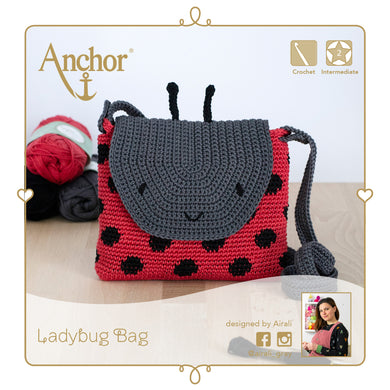 Anchor Crochet Kit - Ladybug Bag