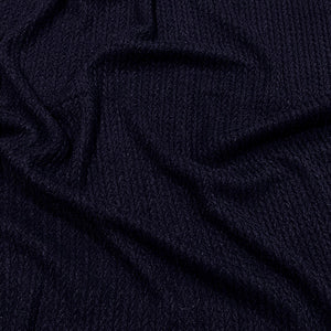 Cable Knit - Navy - Rayon/Nylon/Polyester