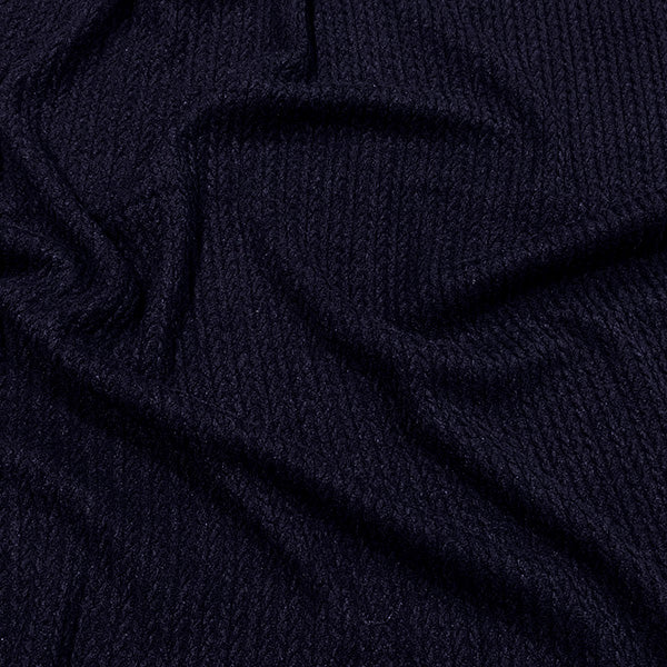 Cable Knit - Navy - Rayon/Nylon/Polyester
