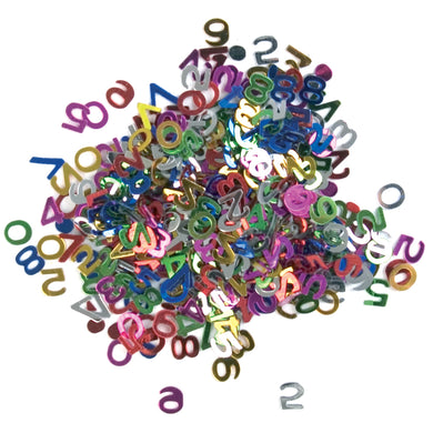 Assorted Paillettes: Numbers & Letters