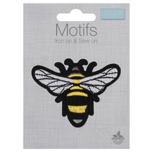 Load image into Gallery viewer, Bee Motif - Iron or Sew on