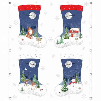 Christmas Eve Stocking - Makes 2 - 100% Cotton