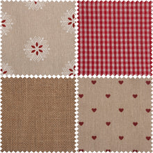 Load image into Gallery viewer, Fat Quarter Pack - Red &amp; Natural